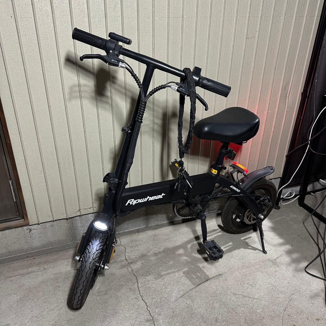 【引き取り希望】Ripwheat EB02 電動アシスト自転車 ブラック