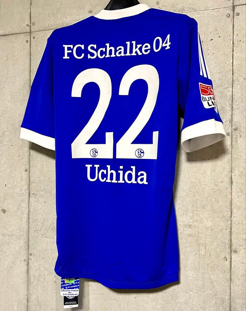 【新品/タグ付き】13/14 シャルケ04 ♯22 内田篤人【Mサイズ】ホーム