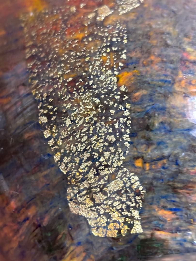 黒木国昭綾工房作琳派金彩色重文花瓶