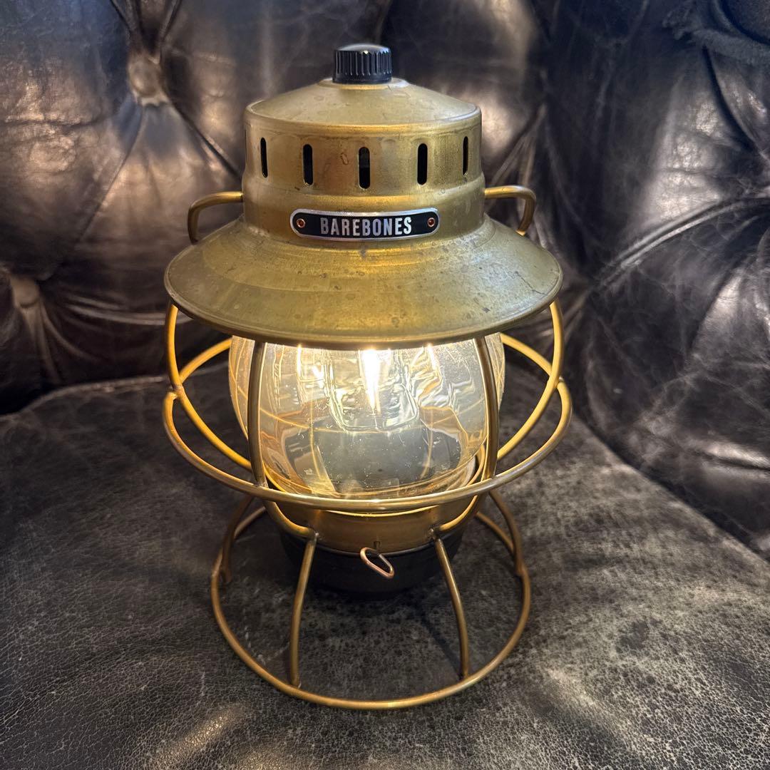 BAREBONES レイルロードランタン ブラス 真鍮 日本限定 専用ケース付き