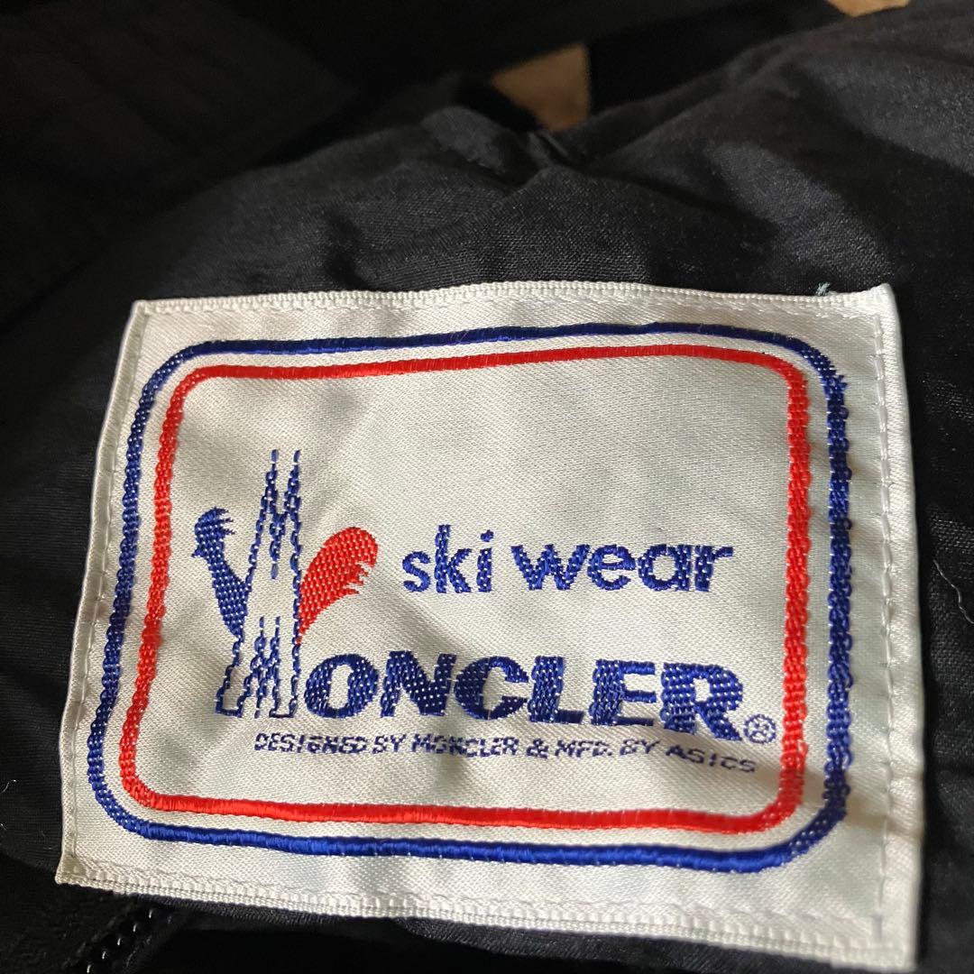 80s archive moncler asicsスキーウェア上下 ヴィンテージ