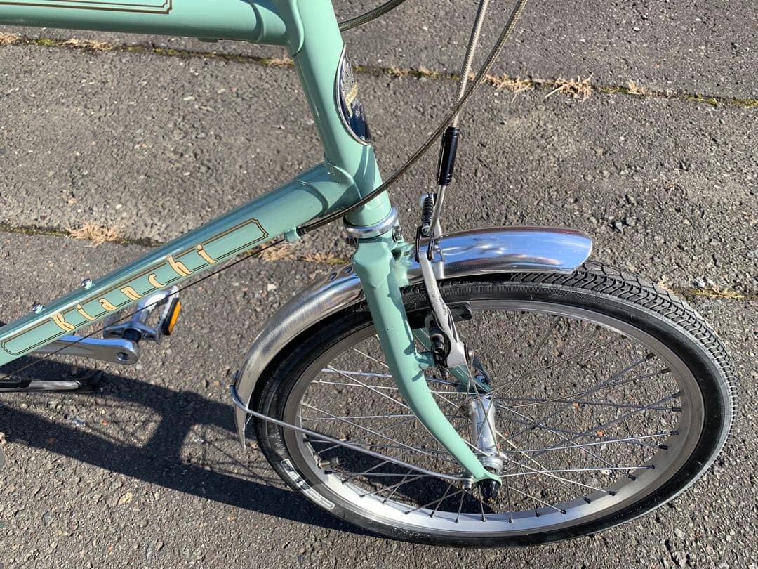 【即乘】送料無料 Bianchi ミニベロMerCo小径車クロスバイク7速 20