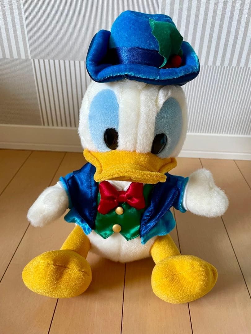 【ドナルド】 終売品 希少 ぬいぐるみ 3つ 自立 童顔 レトロ