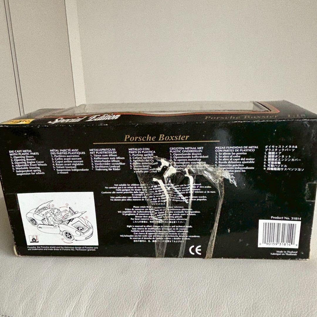 Maisto マイスト Porsche Boxster 1/18 レッド