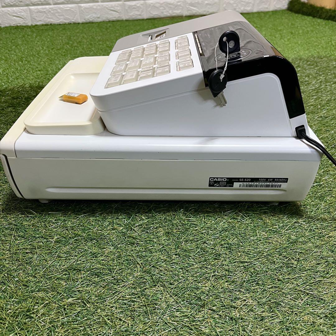 CASIO カシオ SE-S20 電子レジスター 電子店名スタンプ付き