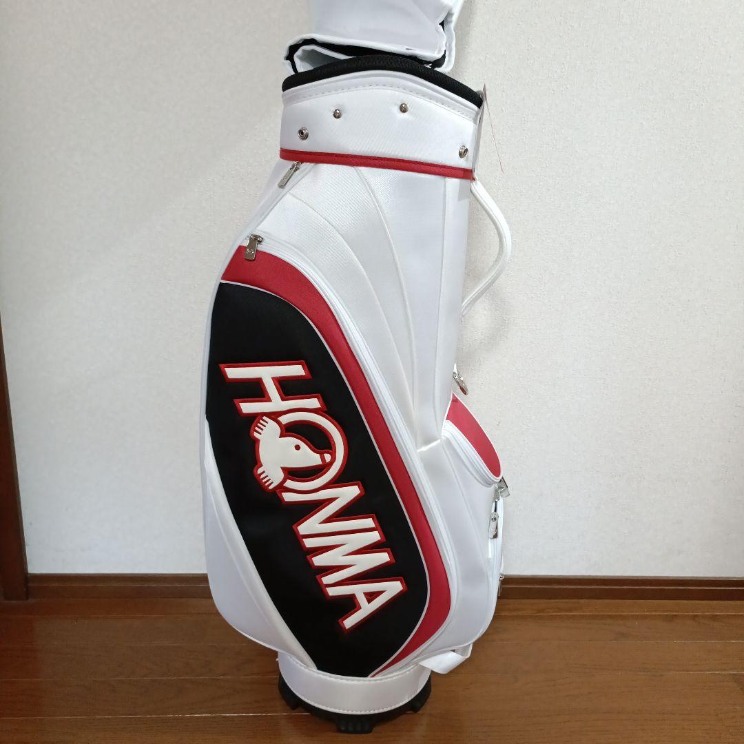 専用です。【新品】HONMA ゴルフバッグ・キャディバッグ　ホワイト