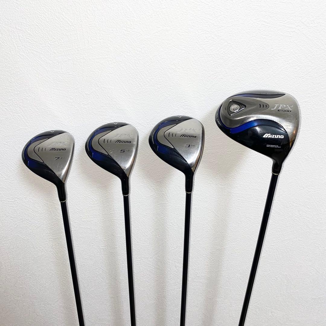 格安ミズノMizuno他ゴルフクラブ フルセット☆キャディバッグ付 初心者メンズ