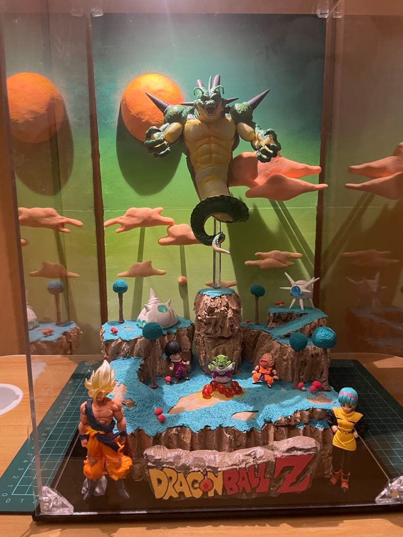 ドラゴンボール ナメック星 ジオラマ 自作 リペイント