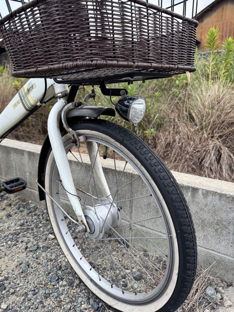 福山　JR山陽本線松永駅　引き渡し　ホワイト 折りたたみ自転車