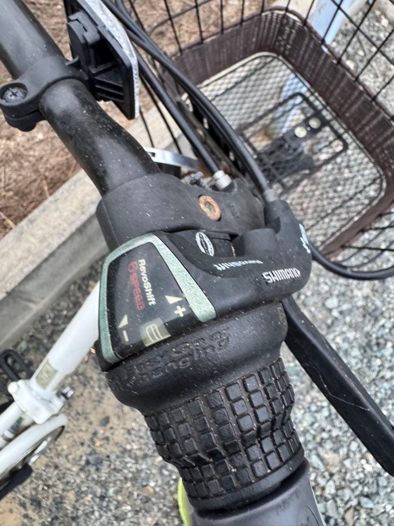 福山　JR山陽本線松永駅　引き渡し　ホワイト 折りたたみ自転車