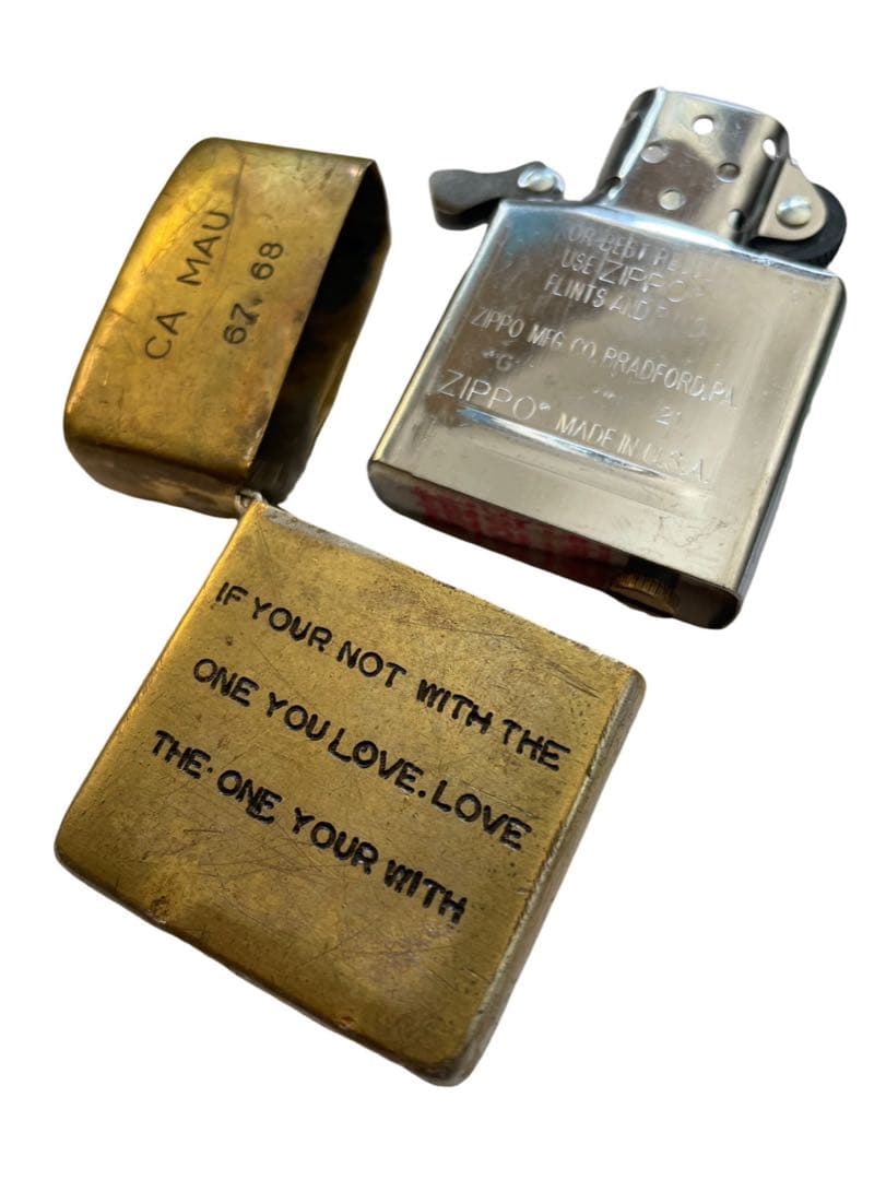 米軍ベトナムzippo戦争当時本物兵士1968年アメリカ製希少品