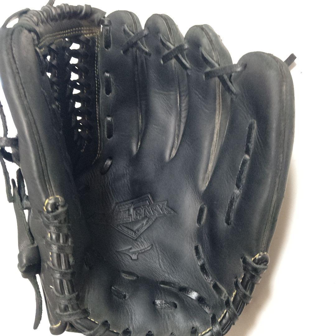 ミズノ製　野球グローブ　軟式　黒色　2個セット