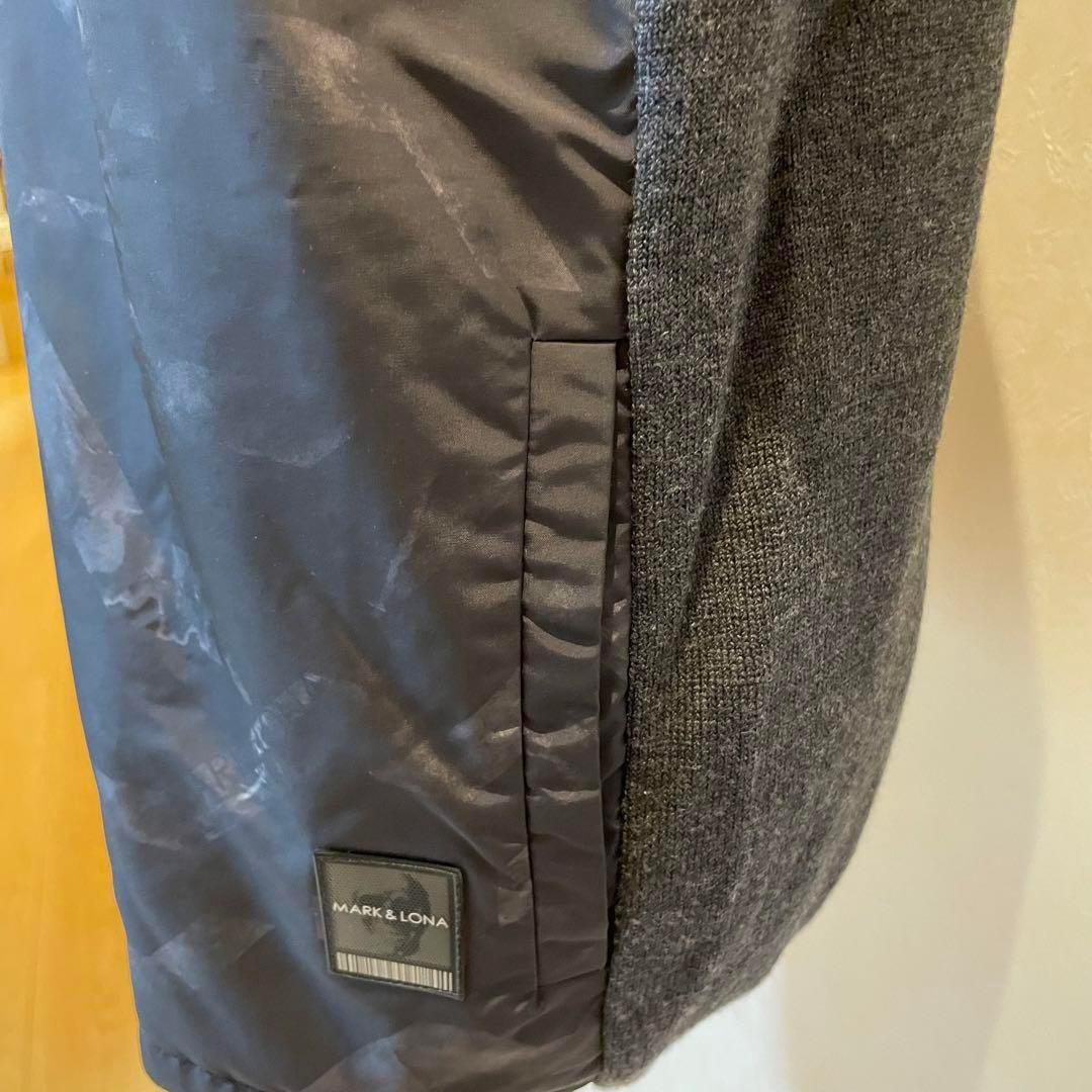 【美品】マークアンドロナ MARK&LONA ブルゾン ジャケット グレー 48