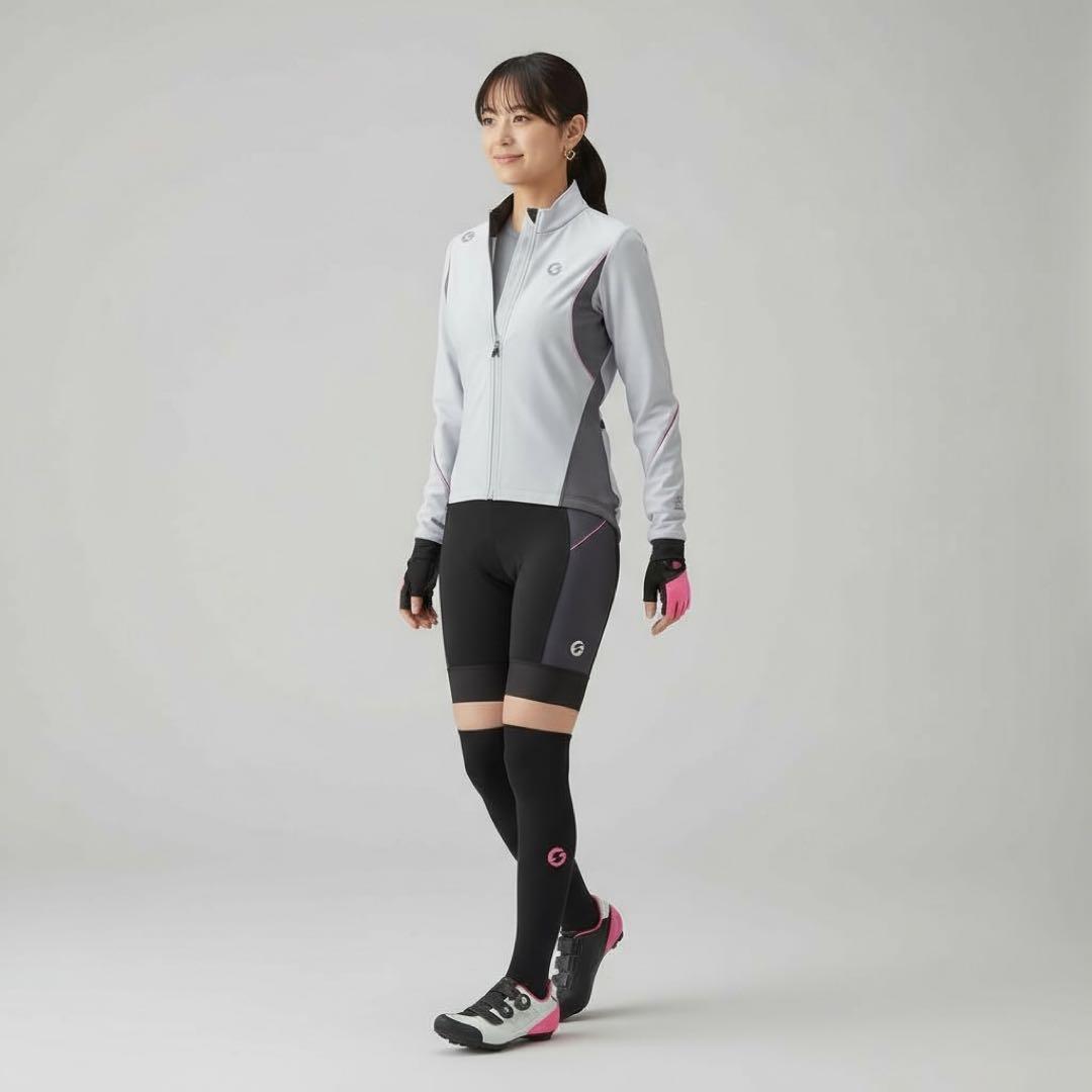 新品 防寒 レディース GOLDWiN サイクル ウェア S 超ストレッチ