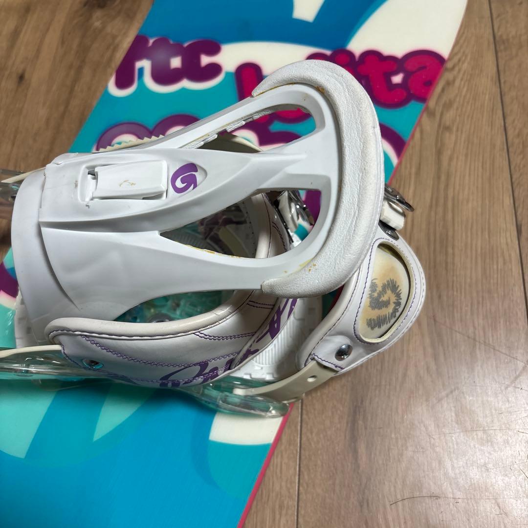 スノーボード板ビンディングセット136