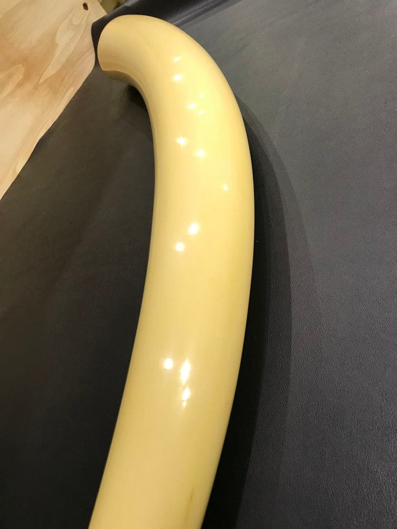 象牙風置物 レプリカ 練り物　オブジェ 一本牙 全長100cm