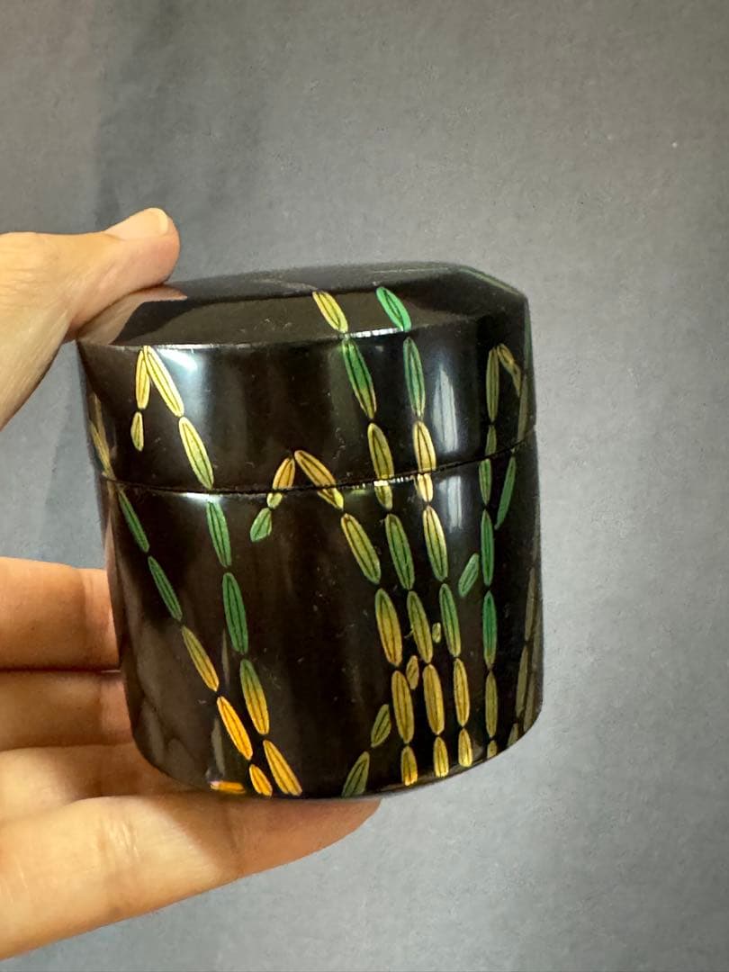 G82 送料無料　四季棗　樹芳　棗　春夏秋冬　木箱　漆芸　茶道具