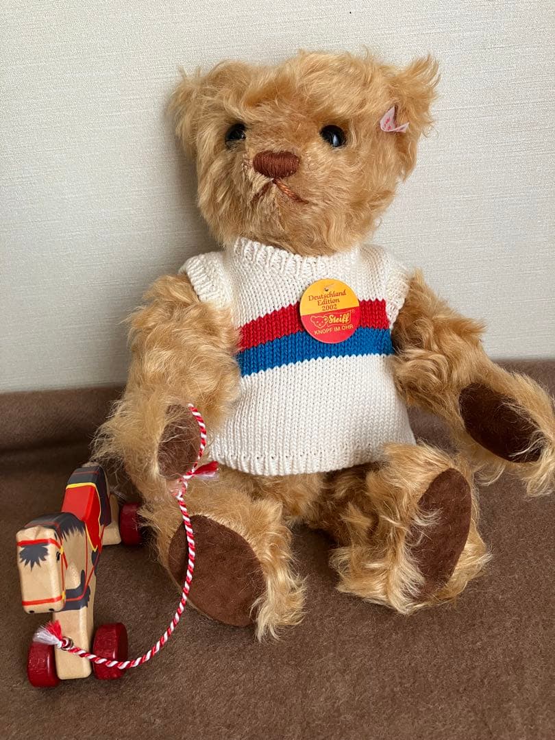 Steiff シュタイフ　テディベア　ウィズ木馬