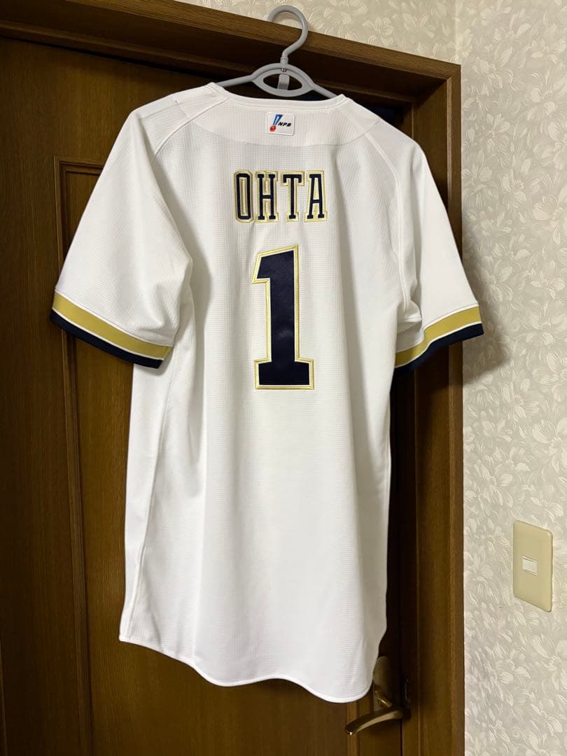 オリックス 太田椋 ユニフォーム プロモデル NPBマーク Lサイズ
