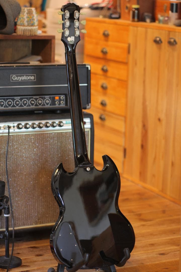 動画あり! Epiphone SG Pro ソリッドブラック整備済