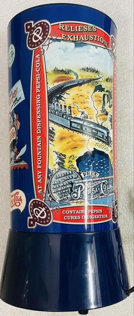 PEPSI アンティーク ペプシ コーラ ロータリングアートランプ 動作確認済み