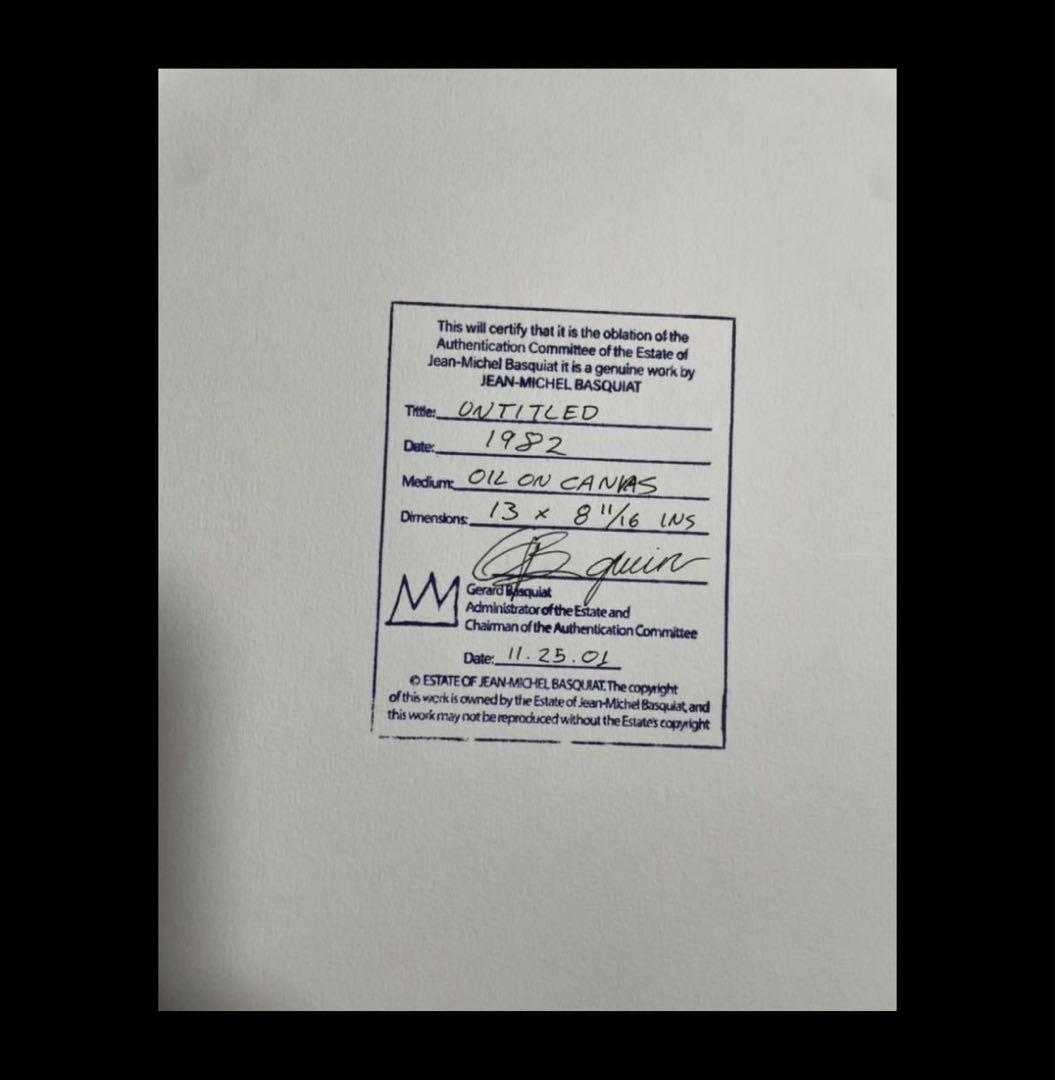 バスキア JEAN-MICHEL BASQUIAT 油絵 2