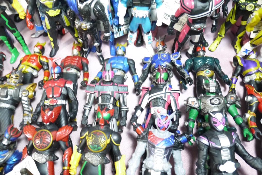 ライダーヒーローシリーズ　ビッグサイズソフビフィギュアなど　108体セット