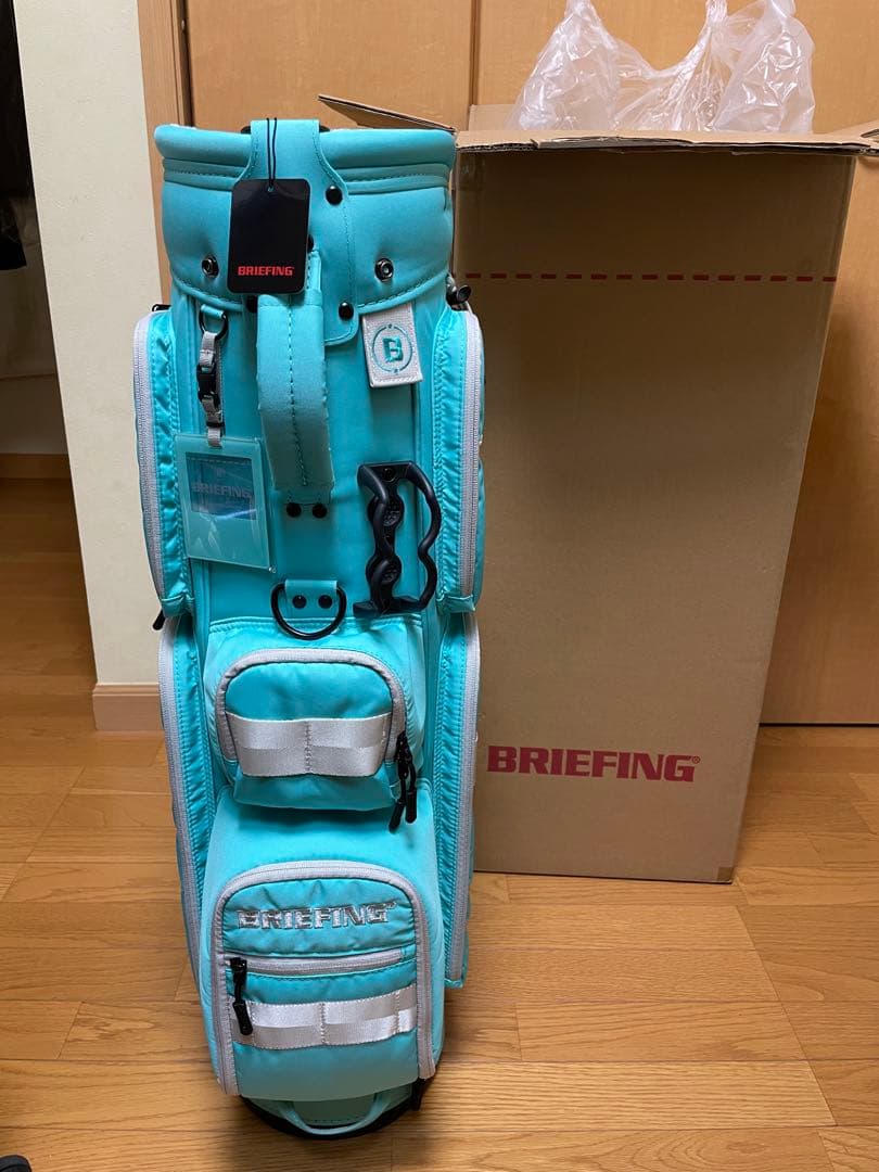 c*1様 【人気&目立ちます】新品BRIEFING アクアCR-6 キャディバッ