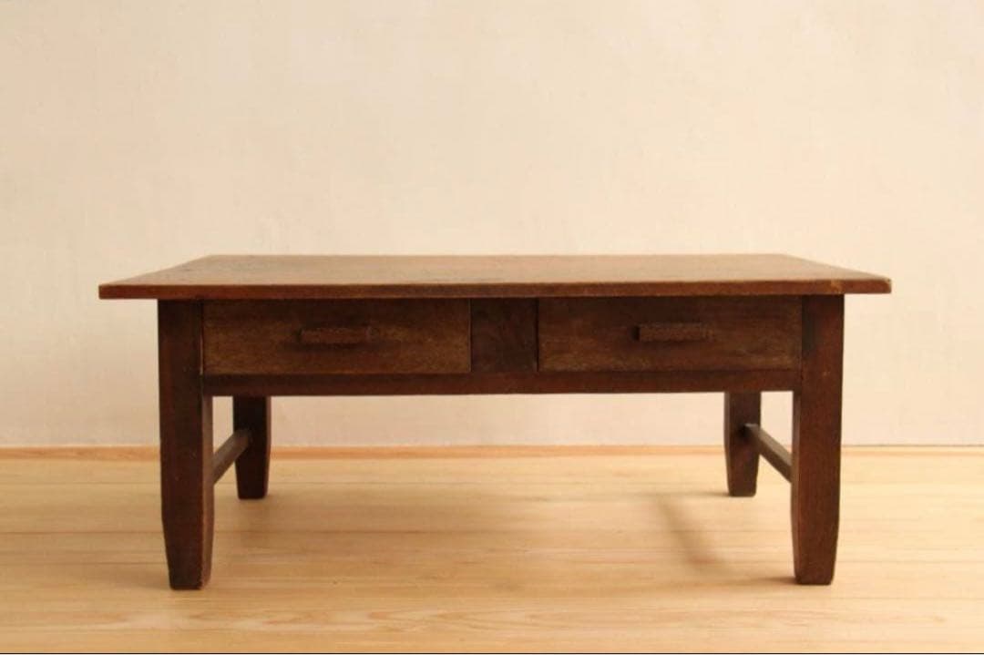 文机　机　木製　昭和レトロ　アンティーク