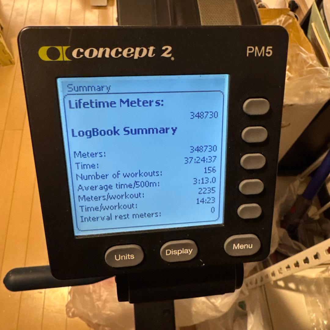 コンセプト2 ローイングエルゴメーター　PM5 美品　引き取り限定