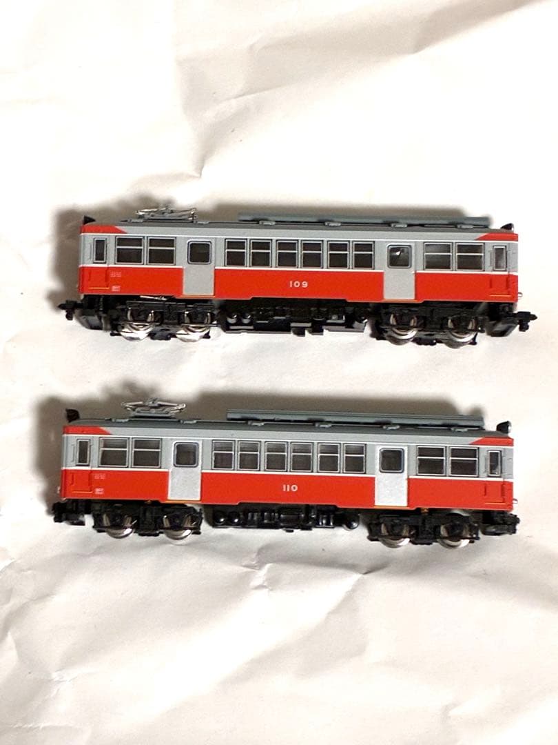 ワ*ダ様 モデモ　NT44 箱根登山鉄道 モハ2形 2輌セット　ライト点灯動力動