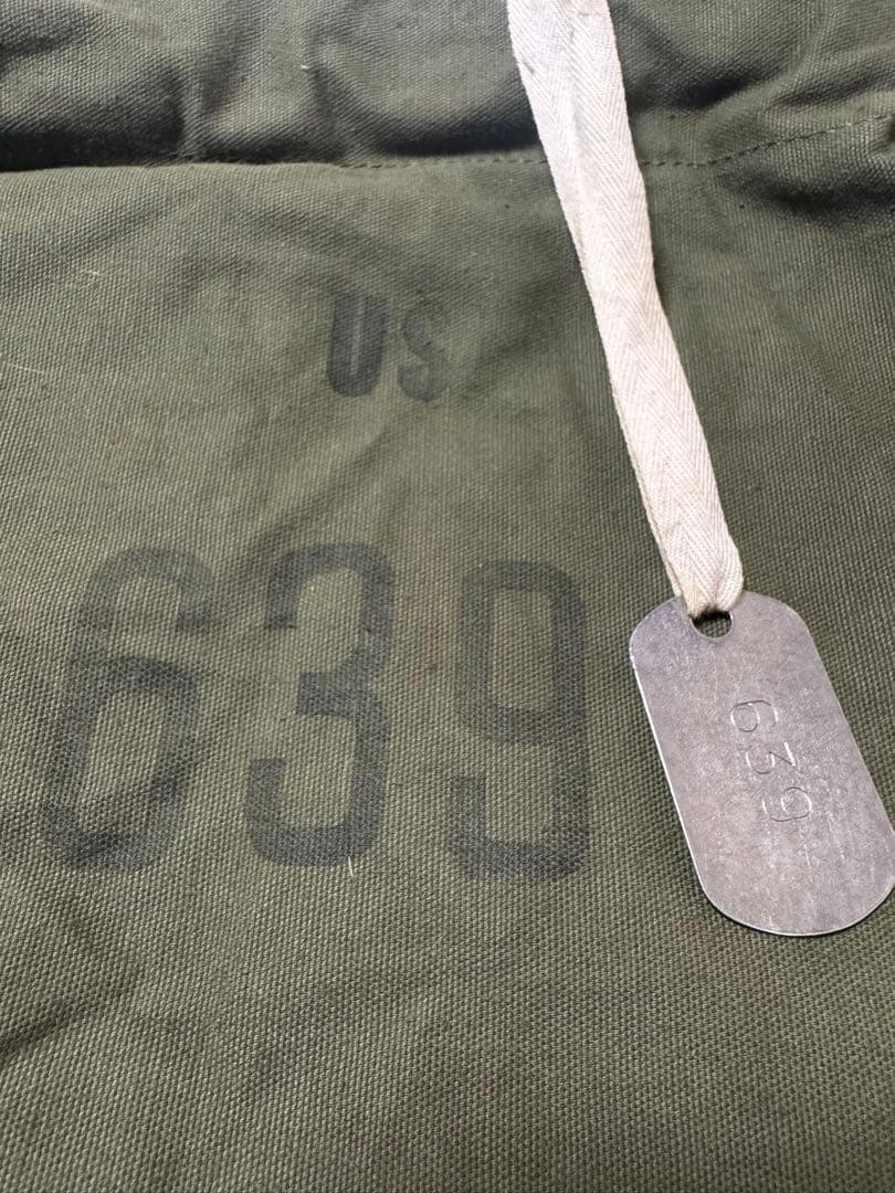 米軍 実物 60年代 貴重品袋 639