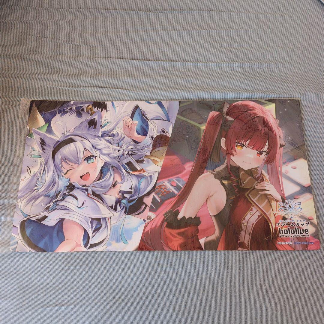 【最安値!!ブルームカップ】白上フブキ宝鐘マリン　プレイマット　ホロカ