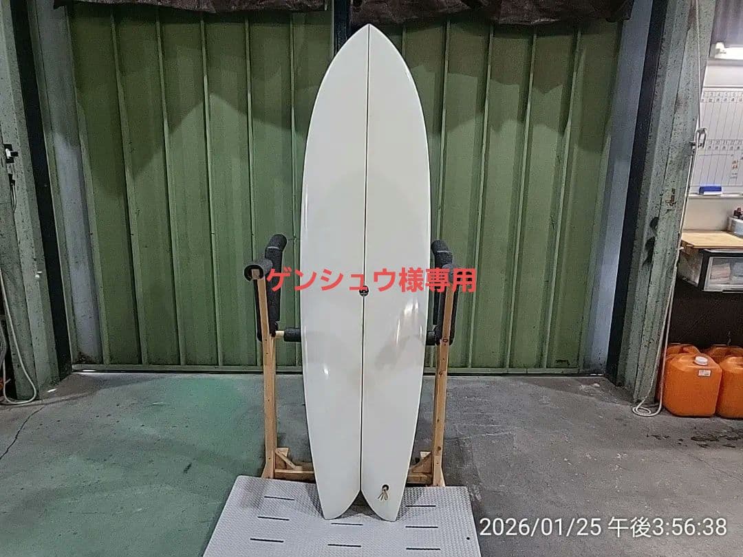 送料無料EC SURFBOARD エリック クリステンソン 6’9 フィッシュ