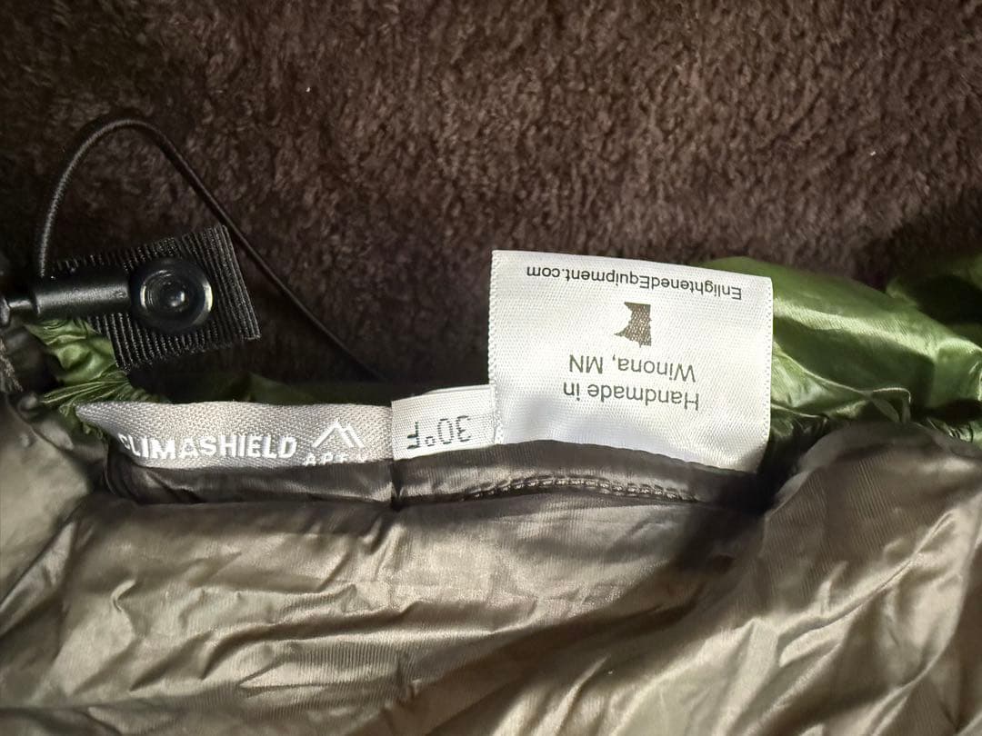 アウトドア寝具 ENLIGHTENED EQUIPMENT Revelation APEX 30