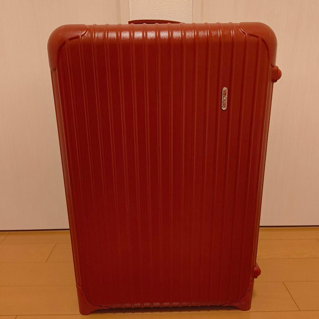 廃盤品 希少 RIMOWA 63L 2輪 855.63 キャリーケース レッド