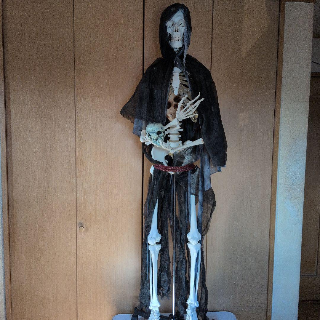 等身大人体骨格模型　 ハロウィン装飾　ドッキリなどにどうぞ！