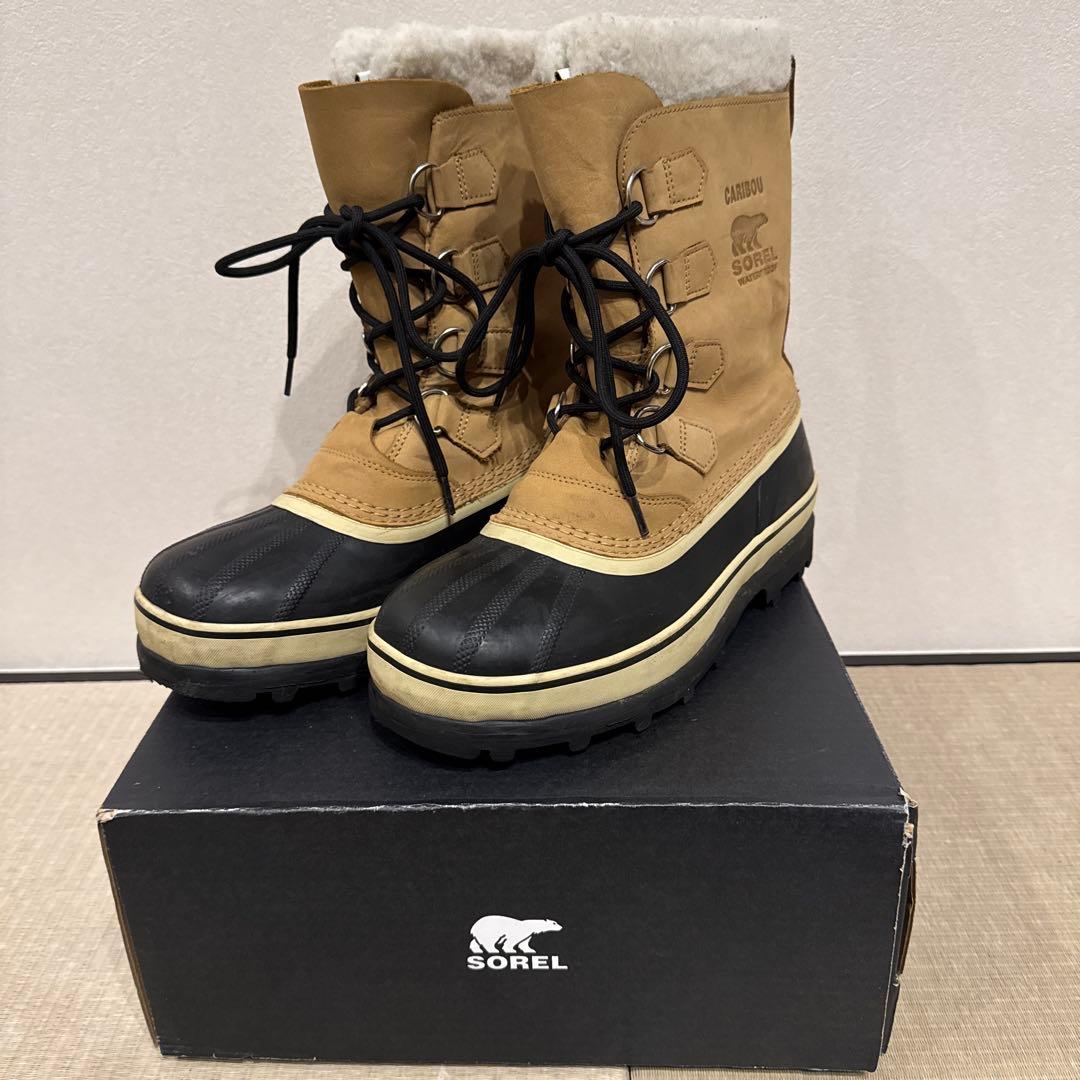 美品　SOREL CARIBOU 防水ブーツ(男性用)