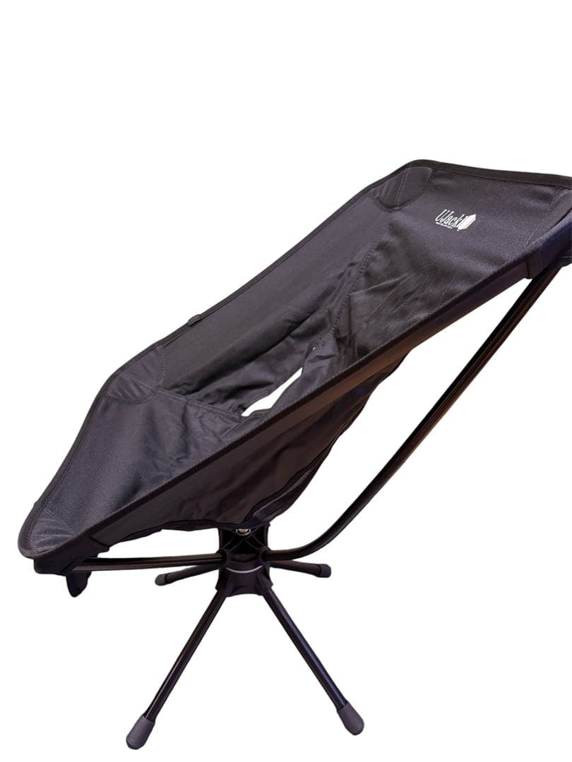 UJACK ユージャック　アウトドア スピンチェア 360　ブラック　2個セット