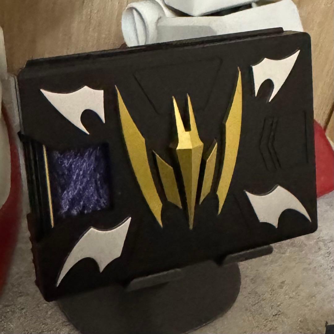 プロップ仕様●仮面ライダーナイト●VバックルCSM海外製カードデッキ劇中サバイブ