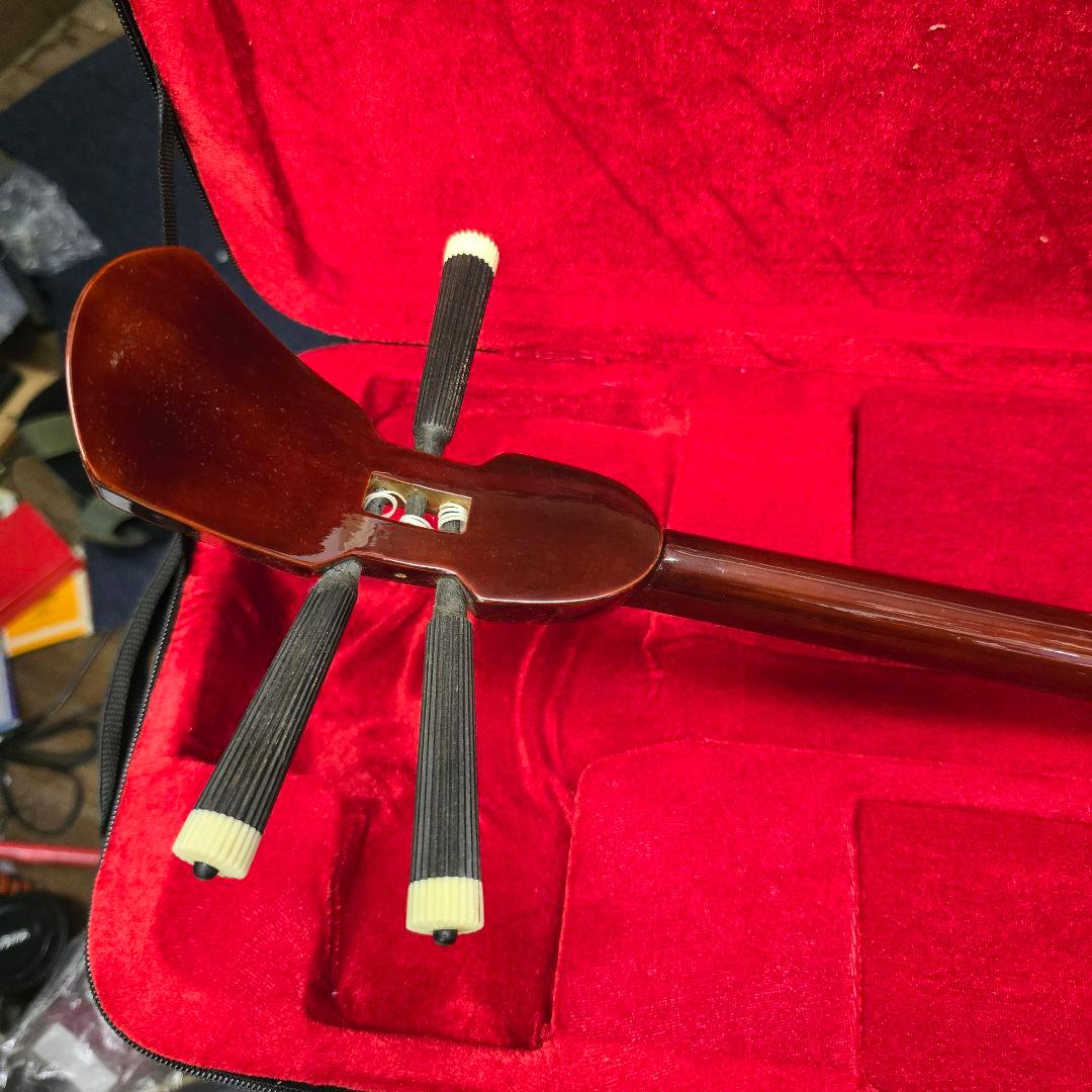 三味線本体 蛇味線 ケース付き