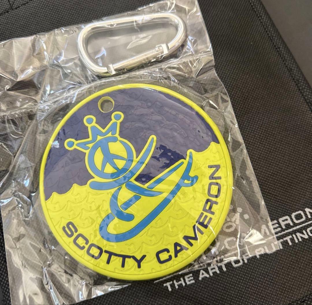 スコッティ キャメロン◆黄色サーファーロゴパッティングディスク◆ギャラリー限定