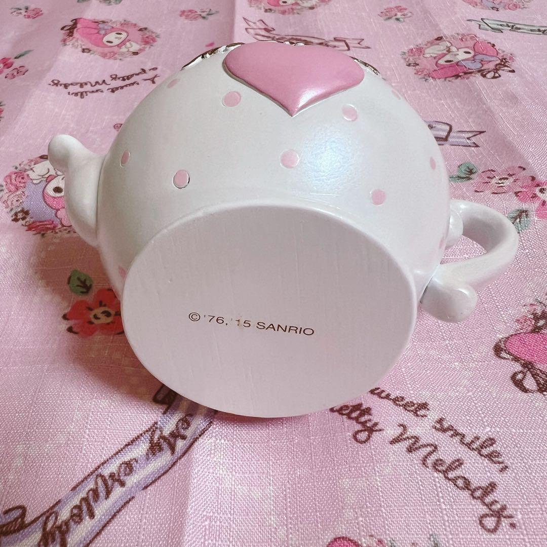【美品】マイメロ　不思議の森　ティーポット型　小物入れ