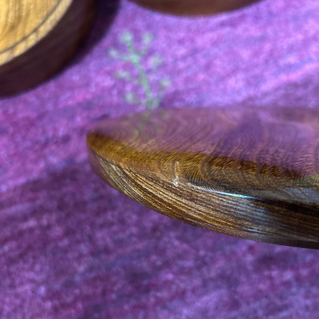 小椋製盆所　茶櫃　二段　天然無垢材　坂下名産ロクロ製品 木製茶櫃　新品未使用品！