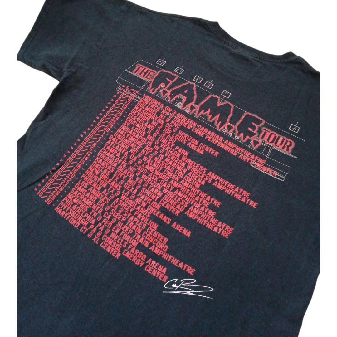 2011年製 クリスブラウン フェイムツアー Tシャツ Lサイズ