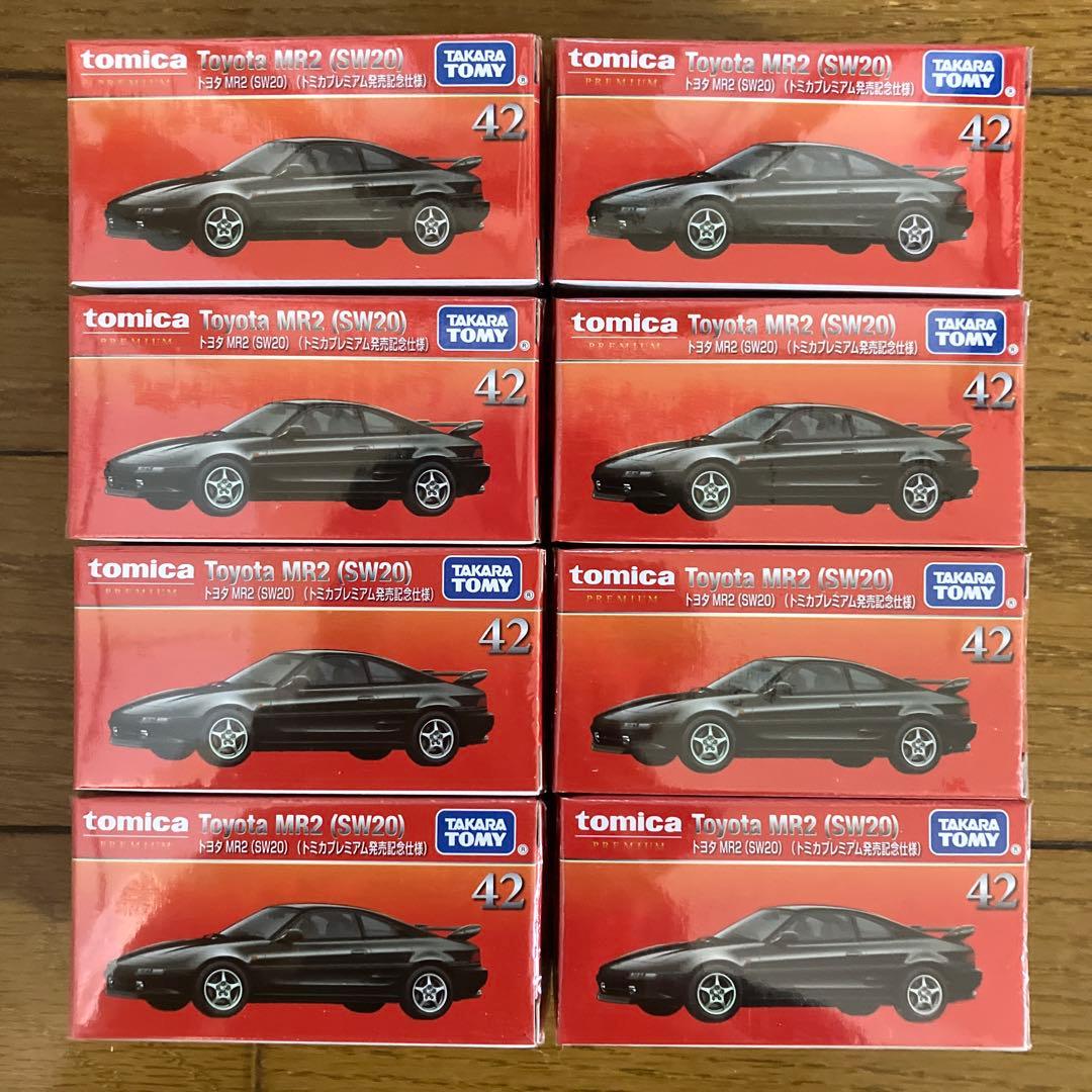トミカプレミアム 42 トヨタ MR2 SW20 発売記念仕様 8個セット 新品