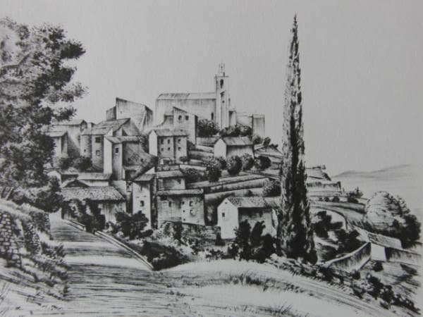 長谷川 潔・巨匠、マニエルノアールのレゾネ、新品額付