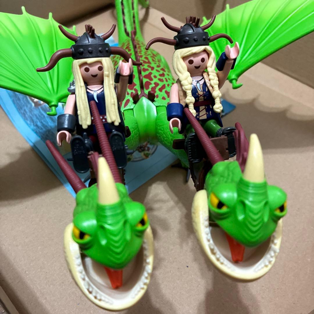 プレイモービル　9458 『ヒックとドラゴン ２』 ラフ＆タフとバーフ＆ベルチ