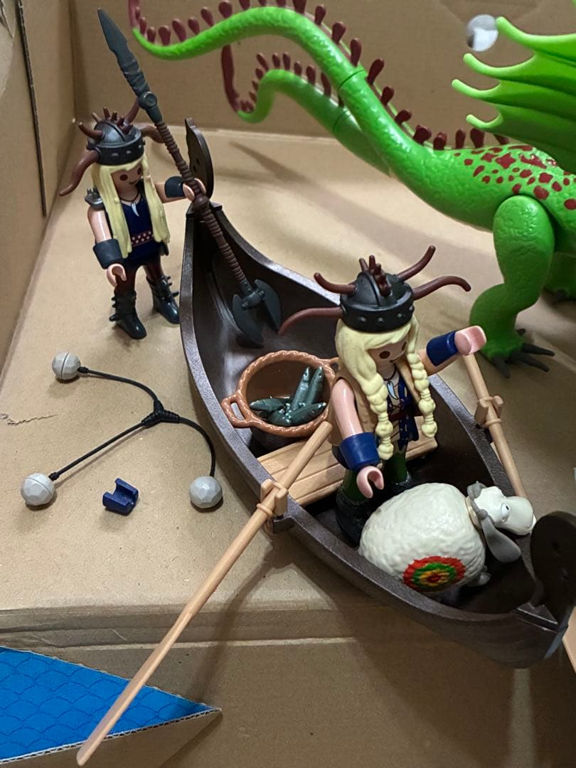 プレイモービル　9458 『ヒックとドラゴン ２』 ラフ＆タフとバーフ＆ベルチ