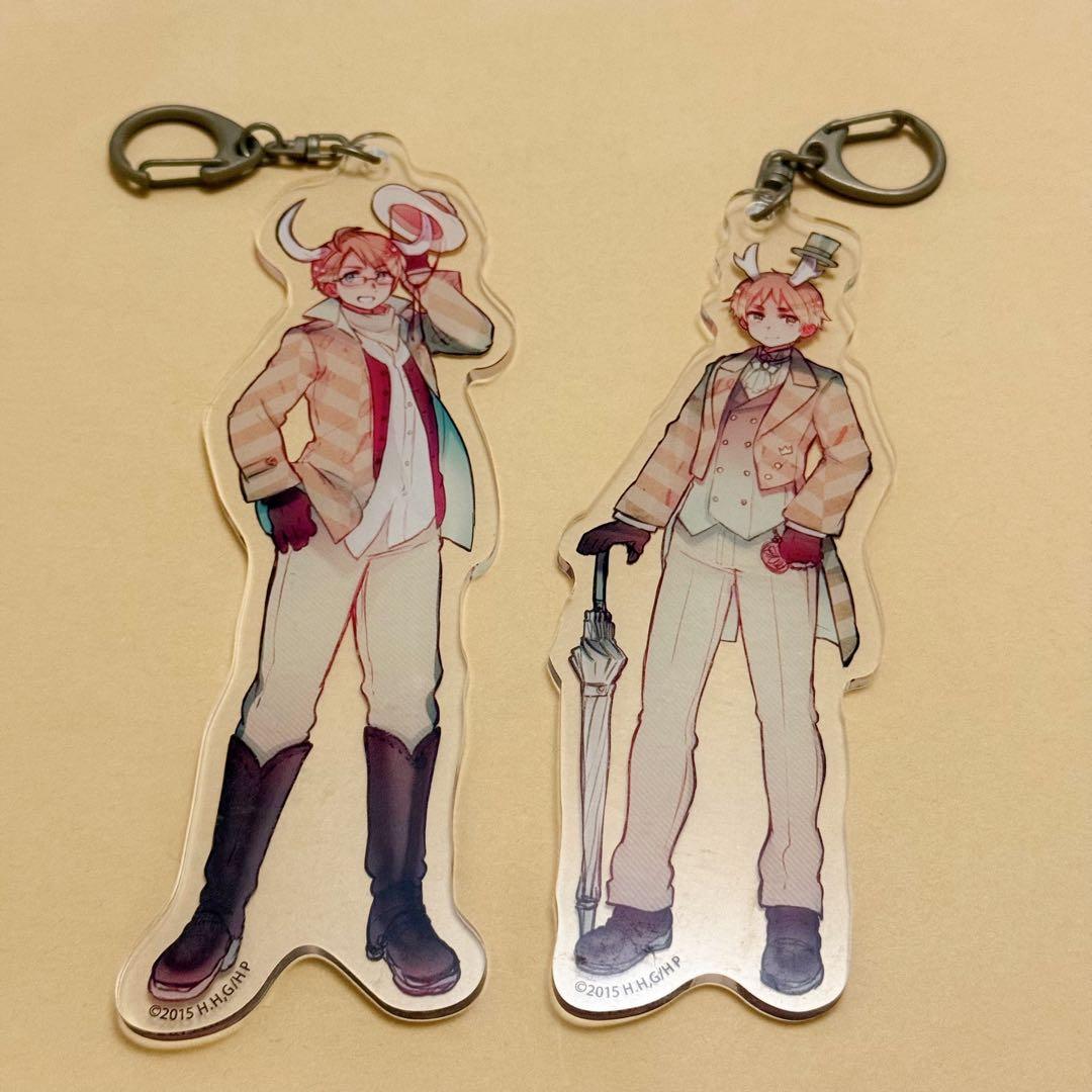 【ヘタリアTWT】つのたりあアクリルキーホルダー（アメリカ・イギリス）